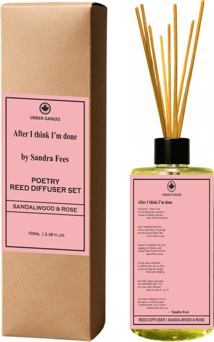 Media: After I think I'm done by Sandra Fees | Poetry Reed Diffuser Set